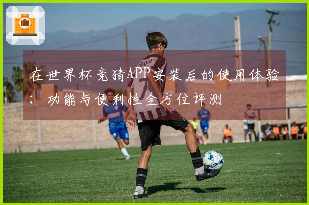 在世界杯竞猜APP安装后的使用体验:功能与便利性全方位评测